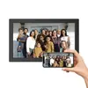 Porta-Retrato Digital Wifi 15,6 polegadas Smart Cloud Photo Frame Tela Touch Eletrônica Montável na Parede Reprodução de Imagens e Vídeos Alta Definição