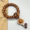 Joyas del Mismo Estilo de Zaki Estilo Tíbet Auténtico Material Natural Viejo Pulsera de Cuentas de Hueso de Yak para Hombre Estilo Étnico