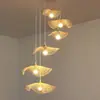 Lustre de bambu trançado estilo japonês para escadas, lustre vintage para restaurantes, lustre criativo para restaurantes de hot pot, hotéis e pousadas, feito à mão