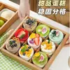 Caja de Picnic de Nueve Compartimentos Caja Desechable para Empaque de Frutas y Pasteles Picnic al Aire Libre Empaque y Distribución de Hot Pot Venta al por Mayor