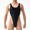 Brillo de Aceite Brillo Sedoso Perspectiva T Entrepierna Hombres Sexo Sexy Alta Elasticidad Talla Grande Pierna Alta Ropa Corporal Amazon 7138