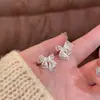 Aretes de Lazo Hueco para Mujer, Simples, Exquisitos, Lujo Ligero, Aretes de Diseño de Nicho, Aretes Versátiles de Gama Alta