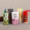 Frasco de papel para alimentos al por mayor frasco de papel para té caja de embalaje cilíndrica para vino tinto frasco de moxibustión tubo de papel logo dorado