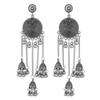 Aretes largos vintage de cadena con borlas estilo étnico, diseño de nicho, accesorios para el cabello que combinan con todo, accesorios para mujer