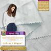 Tecido Jacquard de Fio Prata Listra de Gota de Chuva Gaze Tecido de Moda Primavera e Verão Tecido Tecido Rígido para Terno