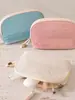 Nueva bolsa de almacenamiento simple semi-redonda de Feifan, bolsa de maquillaje, bolsa de almacenamiento portátil de gran capacidad para viajes, bolso de mano simple