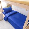 Juego de Cama de Tres Piezas del Departamento de Policía, Algodón Puro, Nuevo Estándar Nacional, Azul Lago, Azul Oscuro, Ropa de Cama para Dormitorio de Guardia, Compra por Unidad Fábrica