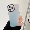 Para iPhone16 capa de celular gradiente a laser 15 fosco maçã 14 cor transparente 13 moldura da lente 11 colorida