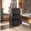 Armário de ferramentas para barbearia salão de beleza armário de ferramentas de parede em aço inoxidável armazenamento com gavetas suporte para ventilador pendurado