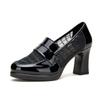 Zapatos de Pasarela Cheongsam, Zapatos Planos de Boca Profunda para Mujer, Nuevas Sandalias Transpirables de Malla con Tacón Grueso, Zapatos Profesionales de Trabajo para Mujer, Modernos y Versátiles