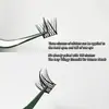 [Exclusivo para Comércio Exterior] Cílios Postiços Camélia para Menina Cor Caqui Sem Cola Trilogia Simula Segmentado Natural Preguiçoso Lote