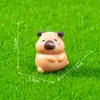 Micro Paisagem Criativa Fofa Capivara Decoração DIY Acessório de Pendurar Mini Carro Ornamento de Mesa