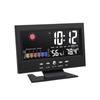 Produção Personalizada de Despertador Luminoso Tela Colorida de Tempo Previsão do Tempo Relógio Eletrônico Doméstico com Calendário Perpétuo Relógio de Mesa