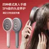 Peine de Masaje Eléctrico Vibra Luz Roja Instrumento para el Cuidado del Cabello Guía Spray Medicinal Peine para el Cuidado del Cabello Relaja el Cuero Cabelludo Niebla de Peluquería Peine para el Cuidado del Cabello