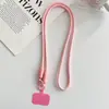 Alça de Celular Móvel Transfronteiriça Zj, Alça de Pescoço, Bolsa de Celular Colorida de Poliéster para Usar Cruzada, Cordão de Celular Trançado Anti-Perda para Uso Externo