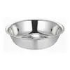 Bacia de Aço Inoxidável Extra-Grossa com Borda Elevada, Bacia Grande para Lavar o Rosto, Lavar Legumes, Uso Comercial, Bacia Grande para Banho e Lavanderia, Bacia Extra-Grossa