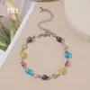 Pulsera de Zirconia de Color Dopamina Nueva Primavera/Verano 2026, Pulsera Exquisita de Lujo Ligero de Nicho, Joyería Inspirada en el Estilo Coreano Ins