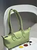 Bolso Baguette de Piel de Vaca de Primera Capa para Mujer, Bolso de Mano Sencillo para el Trabajo, Bolso Cruzado al Hombro, Bolso Almohada, Bolso Almohada con Borde