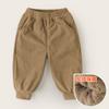Calças compridas forradas de veludo cotelê para meninos Roupas de inverno Calças de algodão quente engrossadas Roupas infantis de outono e inverno Roupas infantis para bebês