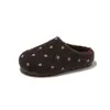 2026 Invierno Niños Interior Antideslizantes Suela Suave Algodón Pantuflas Bebé Niña Felpa Cálida Zapatos de Casa para Niñas