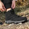 AliExpress Zapatos de Senderismo para Exteriores Talla Grande 48 para Hombre, Zapatos Deportivos Transfronterizos de Otoño e Invierno, Zapatos Tácticos de Caña Alta para Trekking Todoterreno