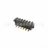 Suporte de bateria plug lateral placa de circuito conector de notebook passo 2,5 assento mãe DS-B01F-A-6P-L1 pés dobrados