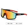Nuevas Gafas Deportivas para Montar al Aire Libre Hombres Marco Grande Europeo y Americano Gafas de Sol Conectadas Moda Transfronteriza Gafas de Sol Coloridas Protección Ocular