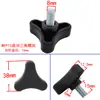 Tornillo de ajuste M8, tornillo de ajuste M6, mango Torx, tornillo de apriete manual, tornillo con punta de goma, mango en forma de estrella