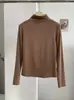 KEKEZOON Básico Clásico Versátil Cuello Alto Color Sólido Hombro Normal Adelgazante Capa Interior Camiseta Base Camiseta 9015