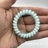 Pulsera de teléfono de línea espiral ancha elástica de plástico directo de fábrica, color gelatina, llavero con anillo de resorte, accesorios para pulsera de mano