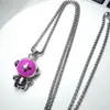 Hip-Hop Moderno Celebridad de Internet Popular Collar para Niños Accesorios para Espectáculos de Baile Callejero de Niños Niñas Nueva Moda Cadena de Suéter Versátil
