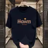 ¡Guau! Camiseta Casual de Verano para Jóvenes, Versátil, Simple, Holgada, Manga Corta, Estilo Americano, Estampada, Moderna