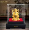 Areia de Veludo Dourado Deus da Riqueza Artesanato em Resina Banhado a Ouro Decoração de Sala de Estar Templo Salão de Buda Abertura Presente de Atacado Enfeites