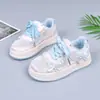 Moda 2026 Zapatos de Malla Transpirable de Suela Suave Malla Simple para Niñas Zapatos Deportivos con Paneles de Verano Zapatos Casuales Modelo Nuevo
