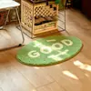 Alfombrillas de Baño Transfronterizas, Tufted y Flocked, Engrosadas, Absorbentes de Agua, Esterillas Refrigerantes, Alfombrillas para Puerta de Inodoro, Suministro de Comercio Exterior