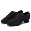 Paladino Dançante Sapatos de Dança Sapatos de Dança para Meninas Crianças Sapatos de Dança em Tecido Oxford Salto Médio Sola Macia Salto Baixo Sapatos de Exercício para Crianças