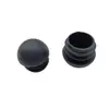 28*2mmPE preto plug de ponta de tubo redondo esférico ponta de guerra plug hemisférico tampão entupido saída de fábrica