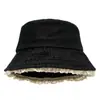 Sombrero de Pescador de Mezclilla con Borde de Encaje Estilo Japonés Sombrero Adelgazante para la Cara para Mujeres Sombrero de Protección Solar Primavera Verano Sombrero de Pescador Versátil para el Sol