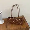 Bolso de Hombro con Lunares de Moda Coreana para Mujer 2026 Nuevo Bolso de Mano de Nicho Dulce para el Trabajo Bolso Tote de Hombro Único de Gama Alta