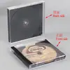 Caja de CD Negra Engrosada Base Caja de Juego Ps1 Caja de Almacenamiento de Discos de un Solo Disco Carcasa de Reemplazo de Juego Ps1 Caja de Embalaje de CD de Plástico