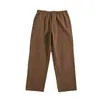 Calça Casual Masculina Básica de Perna Larga Estilo Japonês, Tendência Solta Versátil para Primavera e Outono Estilo Coreano Calça Longa 13112