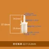 Adaptador de Torre Resistente a Altas Temperaturas Interface de Conversão de Tamanho Pequeno Conexões para Tubos de Água e Gás Tubo Flexível de Plástico Conector Reto Redutor de PP