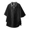 Roupas Masculinas Xintang 2026 Verão Novo Estilo Camiseta Masculina de Manga Curta com Caimento Solto e Oversized com Design Falso de Duas Peças
