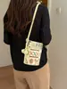 Bolsa de Tela Bordada de Alta Gama Transfronteriza 2026 Nueva Primavera para Mujer, Bolso Cruzado de Hombro Magnético Versátil de Moda, Elegante