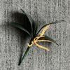 Simulación de hojas de Phalaenopsis cymbidium, arreglos florales para bodas en casa, accesorios para fotografía en maceta, adornos, accesorios de flores falsas