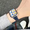 Pulseira de jeans com fivela C adequada para Apple Watch iwatch 1ª/2ª/11ª/10ª Ultra/SE9/8