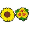 Girasol Cactus Parche Suave de PVC Decoración para Funda de Teléfono Móvil Muñeca Accesorios Planos Accesorios para Joyería DIY Venta al por Mayor