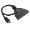 Switcher HDMI 4K60Hz Três-Entradas-Uma-Saída Splitter Equipamento para Streaming ao Vivo Jogos Sinal Atacado Comutação de Tela