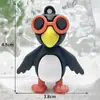 Chaveiro Pingente Monstrinho da Montanha Langlang Desenho Animado Caixa Surpresa Monstrinho da Montanha Langlang Boneco Plástico Macio Boneco Jornada ao Oeste