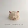Gorro de bebé caricatura primavera y otoño fino gorro de piso para niños y niñas bebé oso lindo protección solar gorro melón verano